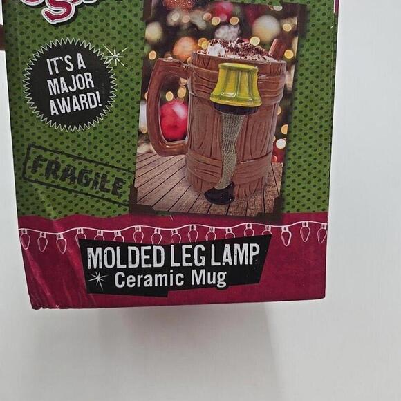 A Christmas Story Leg Lamp 29oz New Molded Ceramic Mug 3-D Cup Stein W/ Handle - Picture 8 of 8